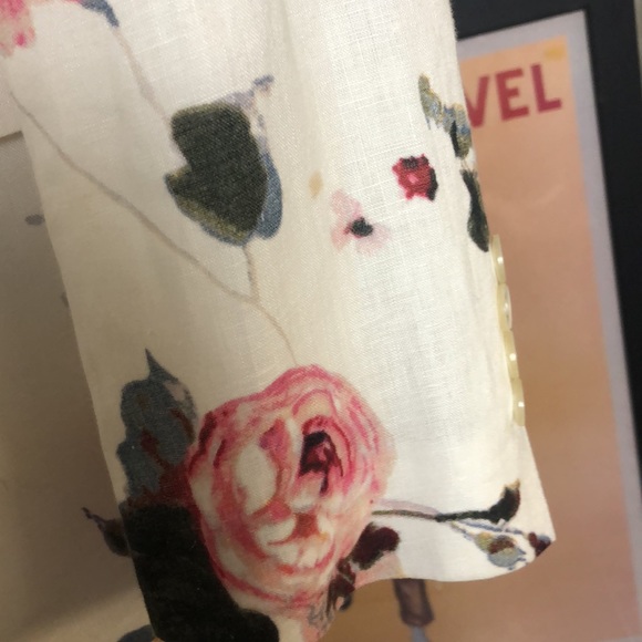 Tallia Mens Linen Blazer Combo Floral Slim-Fit Jacket Size 40S - Picture 5 of 8